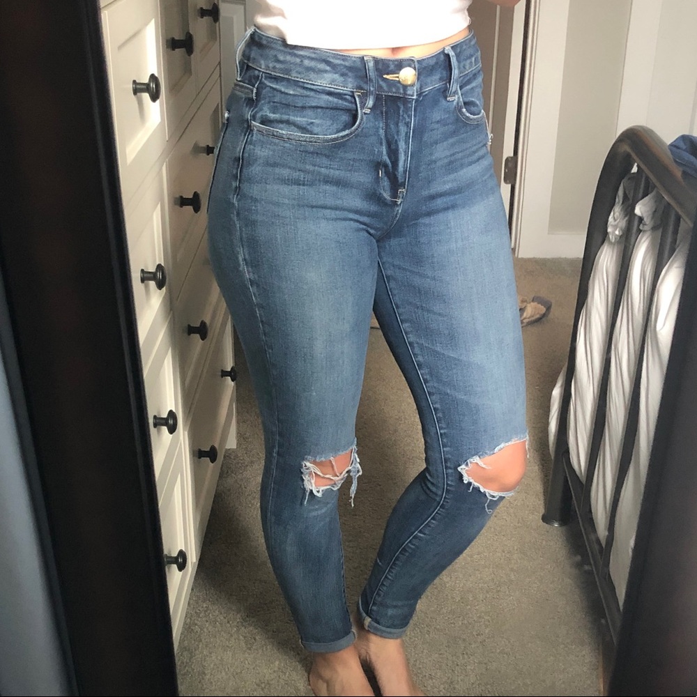 Distress American Eagle Jegging